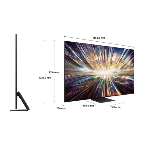 Telewizor Samsung QE75QN800DTXXH QLED 75'' 8K Ultra HD Tizen 165Hz Dolby Atmos Czarny Telewizor Samsung QE75QN800DTXXH QLED 75'' 8K Ultra HD Tizen 165Hz Dolby Atmos Czarny