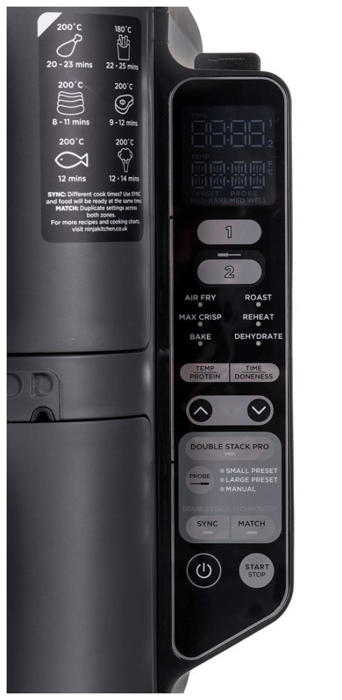 Frytkownica beztłuszczowa Ninja DoubleStack SL451EU Frytkownica beztłuszczowa Ninja DoubleStack SL451EU