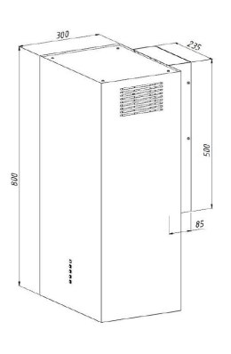 Okap AKPO WK-12 ELLIPSE CZARNY MAT