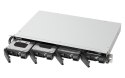 Qnap TS-433eU, 1U RACK, 4x 2.5"/3.5" SATA, ARM Cortex-A55 2,0GHz 4C, 4GB, 2x 2.5GbE, 2x USB 3.2, adapter 60W