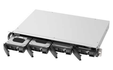 Qnap TS-433eU, 1U RACK, 4x 2.5"/3.5" SATA, ARM Cortex-A55 2,0GHz 4C, 4GB, 2x 2.5GbE, 2x USB 3.2, adapter 60W Qnap TS-433eU, 1U RACK, 4x 2.5"/3.5" SATA, ARM Cortex-A55 2,0GHz 4C, 4GB, 2x 2.5GbE, 2x USB 3.2, adapter 60W