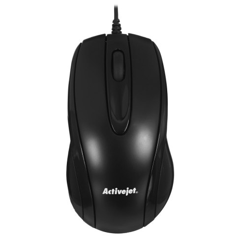 Activejet AMY-083 Mysz przewodowa USB (optyczna; 1000 DPI; czarna) Activejet AMY-083 Mysz przewodowa USB (optyczna; 1000 DPI; czarna)