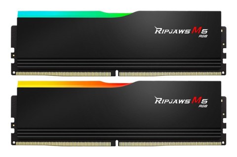 G.SKILL RIPJAWS M5 RGB DDR5 2X32GB 6000MHZ CL28 XMP3 BLACK F5-6000J2836G32GX2-RM5RK