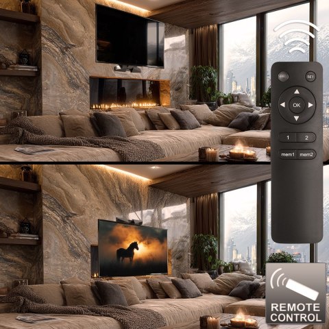 MACLEAN UCHWYT DO TV ELEKTRYCZNY NAD KOMINEK 37"-70" 35KG Z PILOTEM MC-891 MACLEAN UCHWYT DO TV ELEKTRYCZNY NAD KOMINEK 37"-70" 35KG Z PILOTEM MC-891