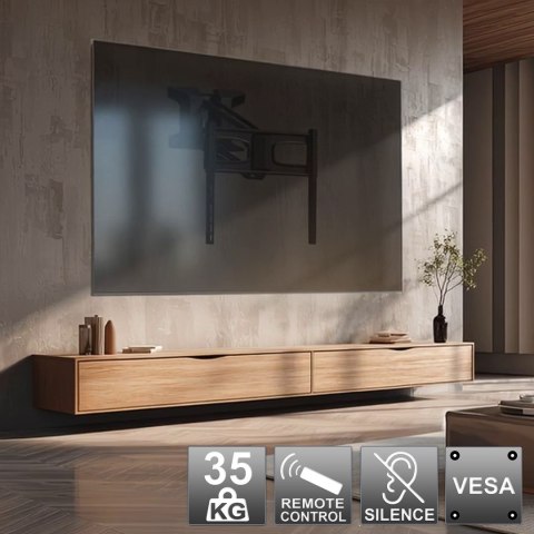 MACLEAN UCHWYT DO TV ELEKTRYCZNY NAD KOMINEK 37"-70" 35KG Z PILOTEM MC-891 MACLEAN UCHWYT DO TV ELEKTRYCZNY NAD KOMINEK 37"-70" 35KG Z PILOTEM MC-891