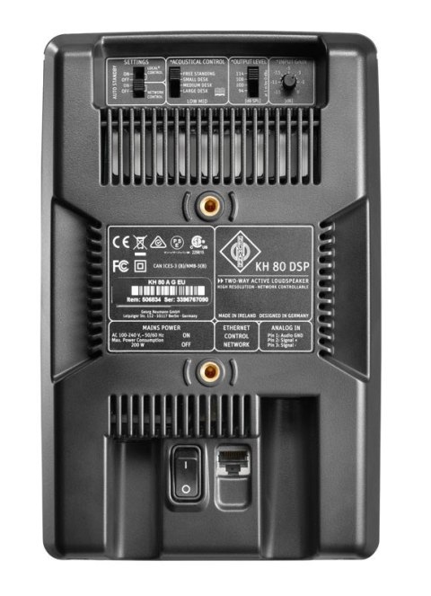 Neumann KH 80 DSP A - Aktywny 2-drożny (4"+1") monitor studyjny Neumann KH 80 DSP A - Aktywny 2-drożny (4"+1") monitor studyjny