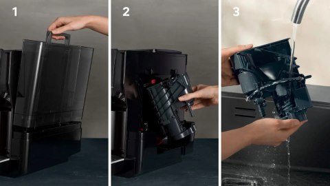 Ekspres ciśnieniowy Siemens TP713RO9 EQ700 (1500W; czarny)