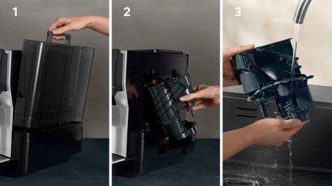 Ekspres ciśnieniowy Siemens TP715R07 EQ700 (1500W; czarny)