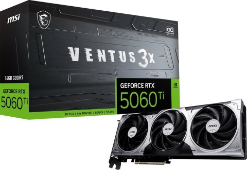 Karta graf. RTX 5060 Ti 16G VENTUS 3X OC Karta graf. RTX 5060 Ti 16G VENTUS 3X OC