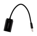 Ugreen zewnętrzna karta dźwiękowa adapter USB -3,5 mm mini jack 15cm (czarny)