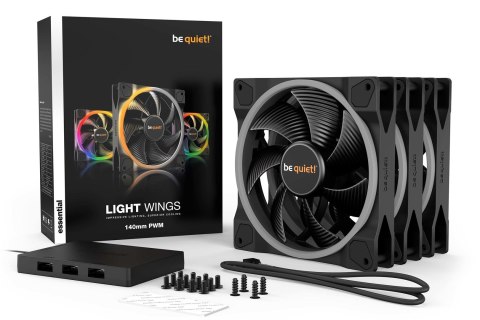 WENTYLATOR BE QUIET! LIGHT WINGS 140mm PWM TRIPLE-PACK WENTYLATOR BE QUIET! LIGHT WINGS 140mm PWM TRIPLE-PACK