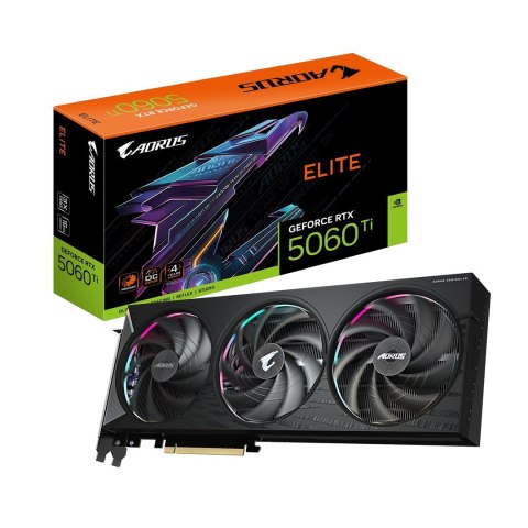 Karta graficzna Gigabyte AORUS GeForce RTX 5060 Ti ELITE 16GB