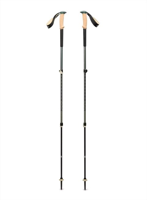 Kije trekkingowe Black Diamond TRAIL CORK TREKKING POLES - laurel green