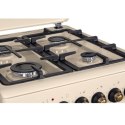 Kuchnia gazowo-elektryczna Retro Designe MPM-56-KRM-14 kremowa
