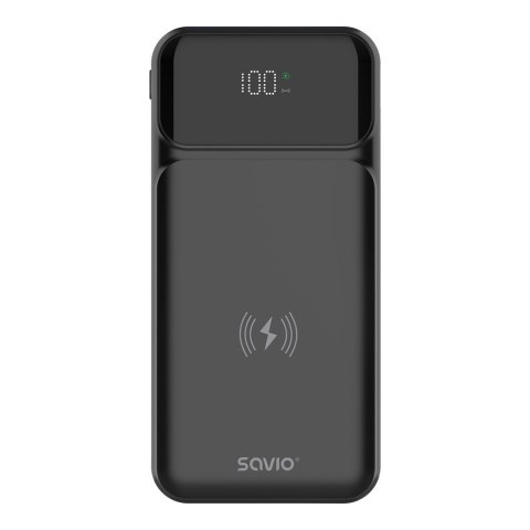 SAVIO POWERBANK 10000 MAH CZARNY BA-09