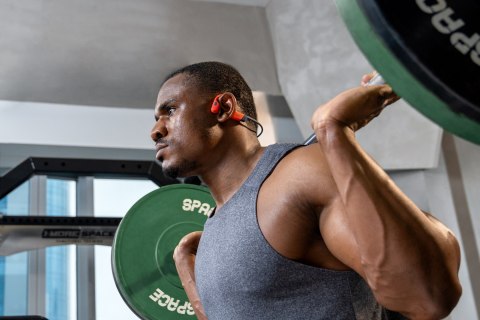 Słuchawki bezprzewodowe kostne Shokz OpenSwim Pro Grey