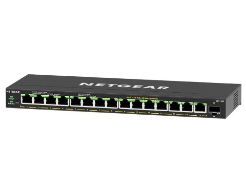 Switch Netgear GS316EP-100PES 16p PoE 180W* (PoE+: 15p) Unmanaged Gigabit Switch Netgear GS316EP-100PES 16p PoE 180W* (PoE+: 15p) Unmanaged Gigabit