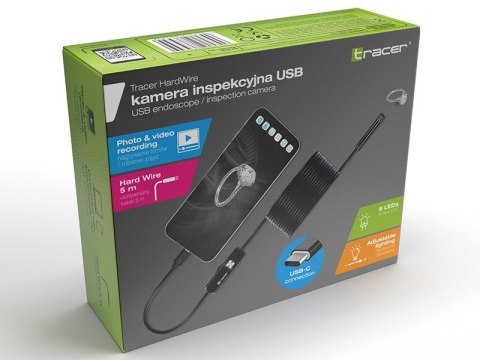 TRACER KAMERA ENDOSKOPOW HARDWIRE 5M 7MM LED USB-C TRACER KAMERA ENDOSKOPOW HARDWIRE 5M 7MM LED USB-C