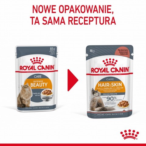 Karma Royal Canin Intense Beauty w sosie 12x85G