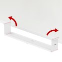 MACLEAN KOMPAKTOWY ORGANIZER PODBIURKOWY NA KABLE, MAX. OBCIĄŻENIE 5KG, BIAŁY, MC-107 W