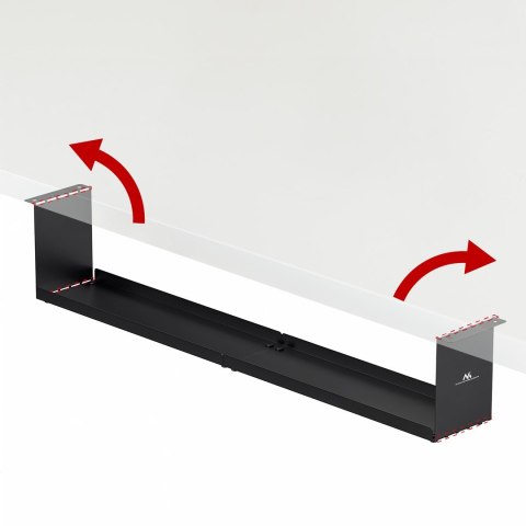 MACLEAN KOMPAKTOWY ORGANIZER PODBIURKOWY NA KABLE, MAX. OBCIĄŻENIE 5KG, CZARNY MC-107 B MACLEAN KOMPAKTOWY ORGANIZER PODBIURKOWY NA KABLE, MAX. OBCIĄŻENIE 5KG, CZARNY MC-107 B