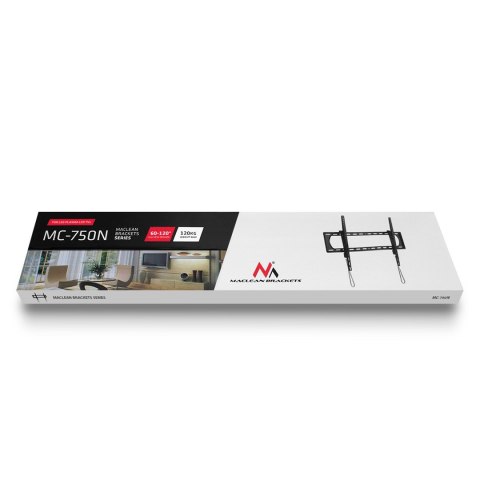 MACLEAN UCHWYT DO TV, MONITORA 120' 120KG MC-750N MACLEAN UCHWYT DO TV, MONITORA 120' 120KG MC-750N