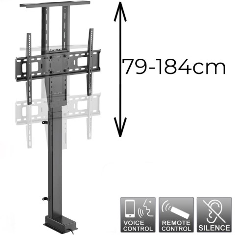 MACLEAN UCHWYT ELEKTRYCZNY WYSUWANY DO TV, TUYA, 37''-80'', VESA 600X400, MAX 60KG MC-866T MACLEAN UCHWYT ELEKTRYCZNY WYSUWANY DO TV, TUYA, 37''-80'', VESA 600X400, MAX 60KG MC-866T