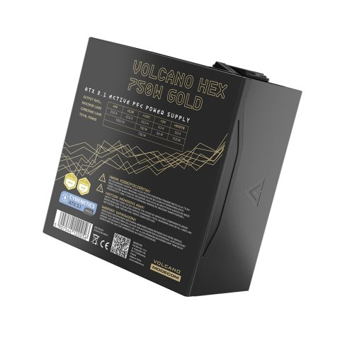 MODECOM ZASILACZ VOLCANO HEX 750W GOLD ATX 3.1 MODECOM ZASILACZ VOLCANO HEX 750W GOLD ATX 3.1