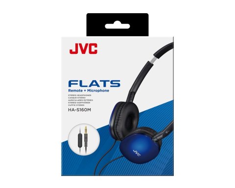 Słuchawki JVC HA-S160M-AU Niebieskie Słuchawki JVC HA-S160M-AU Niebieskie