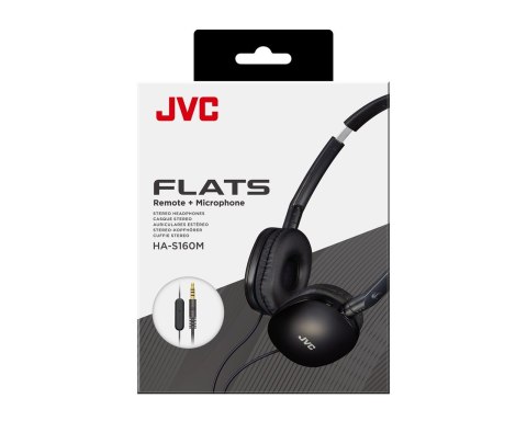 Słuchawki JVC HA-S160M-BU Czarne Słuchawki JVC HA-S160M-BU Czarne