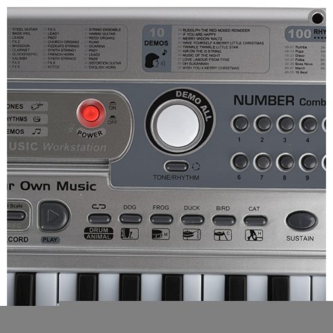 SUPRIMO 824 USB KEYBOARD - Organy z mikrofonem dla dzieci do nauki gry