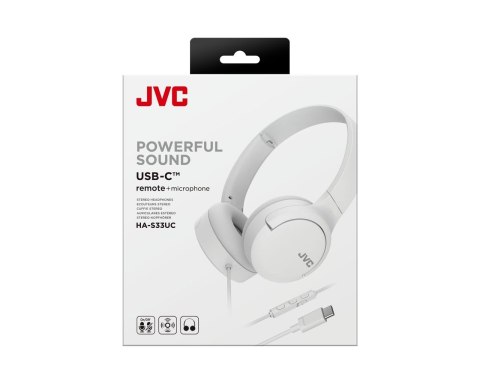 Słuchawki JVC HA-S33UCWU Białe Słuchawki JVC HA-S33UCWU Białe