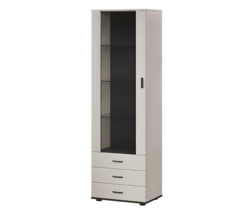 Witryna S1 SOHO 60x41x192 kaszmir+ czarny Witryna S1 SOHO 60x41x192 kaszmir+ czarny