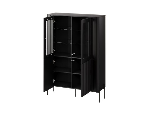Witryna VERA 110x40x160 czarny mat Witryna VERA 110x40x160 czarny mat
