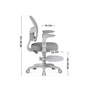 Fotel obrotowy Junior 5.0 Grey