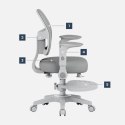Fotel obrotowy Junior 5.0 Grey