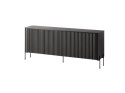 Komoda VERA 190x40x80 czarny mat