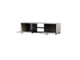 Szafka RTV SOHO 140x43x37 kaszmir+czarny