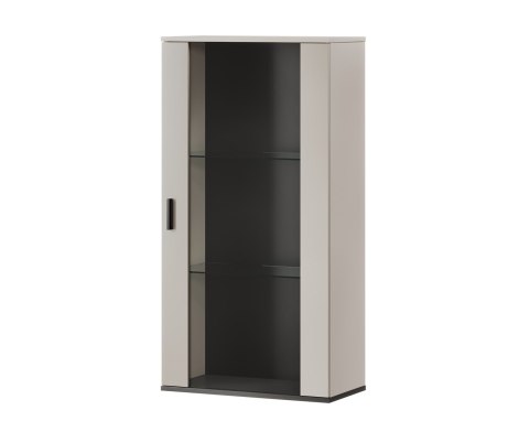 Witryna wisząca S2 SOHO 60x29x112 kaszmir+ czarny Witryna wisząca S2 SOHO 60x29x112 kaszmir+ czarny