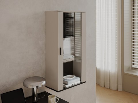 Witryna wisząca S2 SOHO 60x29x112 kaszmir+ czarny Witryna wisząca S2 SOHO 60x29x112 kaszmir+ czarny