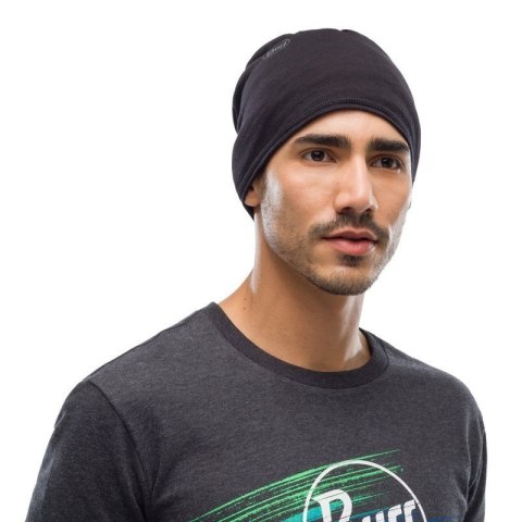 BUFF Chusta wielofunkcyjna MERINO LIGHTWEIGHT dla dorosłych SOLID BLACK BUFF Chusta wielofunkcyjna MERINO LIGHTWEIGHT dla dorosłych SOLID BLACK