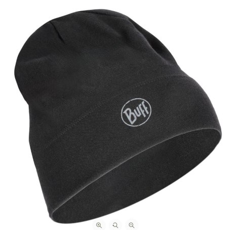 Czapka BUFF MERINO MIDWEIGHT BEANIE SOLID BLACK Czapka BUFF MERINO MIDWEIGHT BEANIE SOLID BLACK