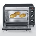 SEVERIN MINI PIEKARNIK, 20 L, TIMER DO 60 MIN, TEMP. OD 100°C DO 230°C, TACA, BLACHA, RUSZT DO GRILLOWANIA, MOC 1500W TO2067