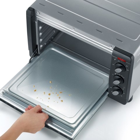 SEVERIN MINI PIEKARNIK, 20 L, TIMER DO 60 MIN, TEMP. OD 100°C DO 230°C, TACA, BLACHA, RUSZT DO GRILLOWANIA, MOC 1500W TO2067