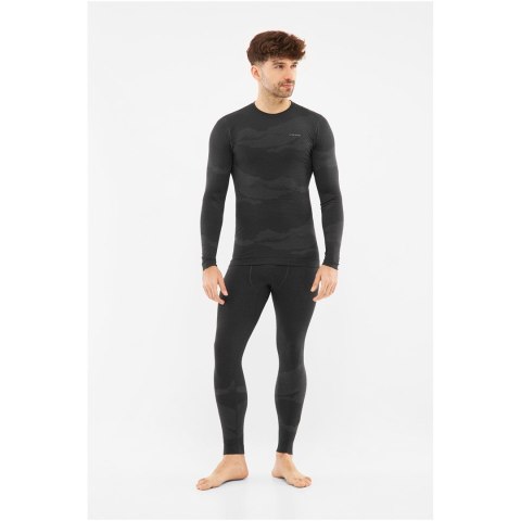 Bielizna męska VIKING Gasher Man Set Merino roz. L czarna