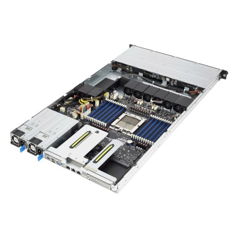 Platforma Asus Rack (1U) RS501A-E12-RS4 AMD Epyc 9005/9004 (4x NVMe/SATA HS, 2xM.2, 2x1Gbe, IPMI, 1+1 1600W )