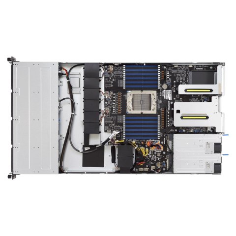 Platforma Asus Rack (1U) RS501A-E12-RS4 AMD Epyc 9005/9004 (4x NVMe/SATA HS, 2xM.2, 2x1Gbe, IPMI, 1+1 1600W )