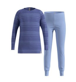 Bielizna termoaktywna - zestaw Odlo Set long ACTIVE WARM SET roz. 104cm Niebieska