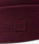 Czapka BUFF HEAVYWEIGHT MERINO WOOL LOOSE HAT SOLID TIBETAN RED