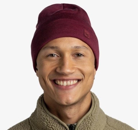 Czapka BUFF MERINO MIDWEIGHT BEANIE MELANGE TIBETAN RED